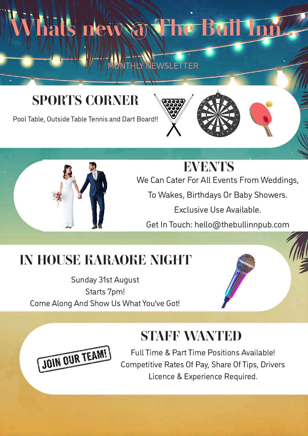 August News Letter